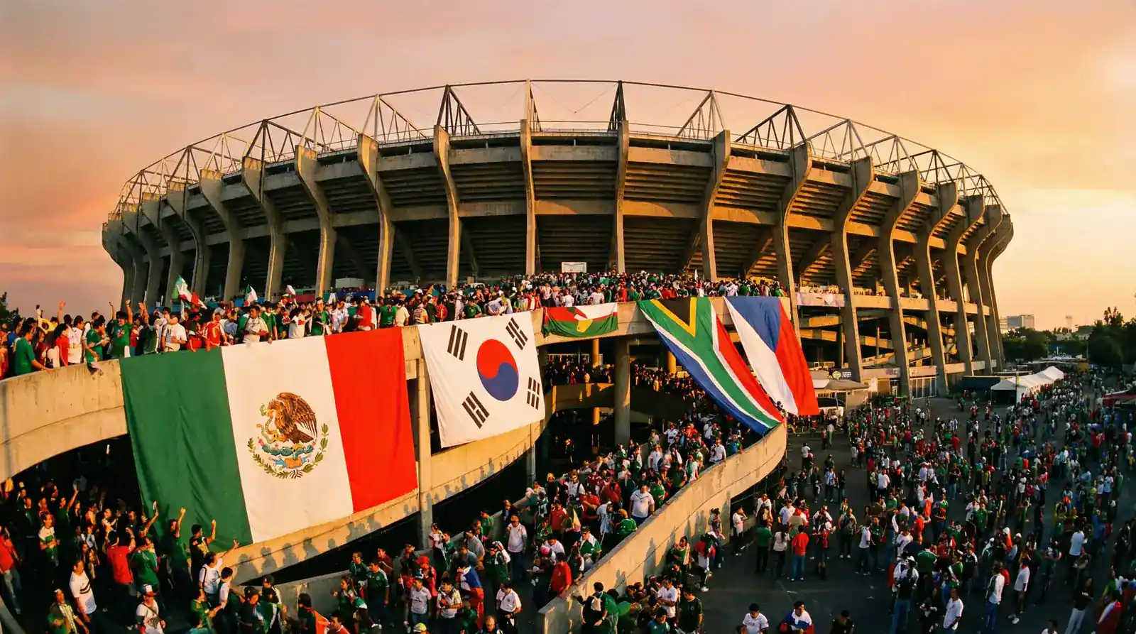Le Groupe A du Mondial 2026 avec le Mexique, la Corée du Sud, l'Afrique du Sud et la Tchéquie