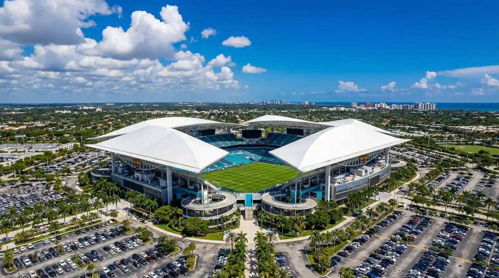 Le Hard Rock Stadium de Miami Gardens accueille des matchs de la Coupe du Monde 2026