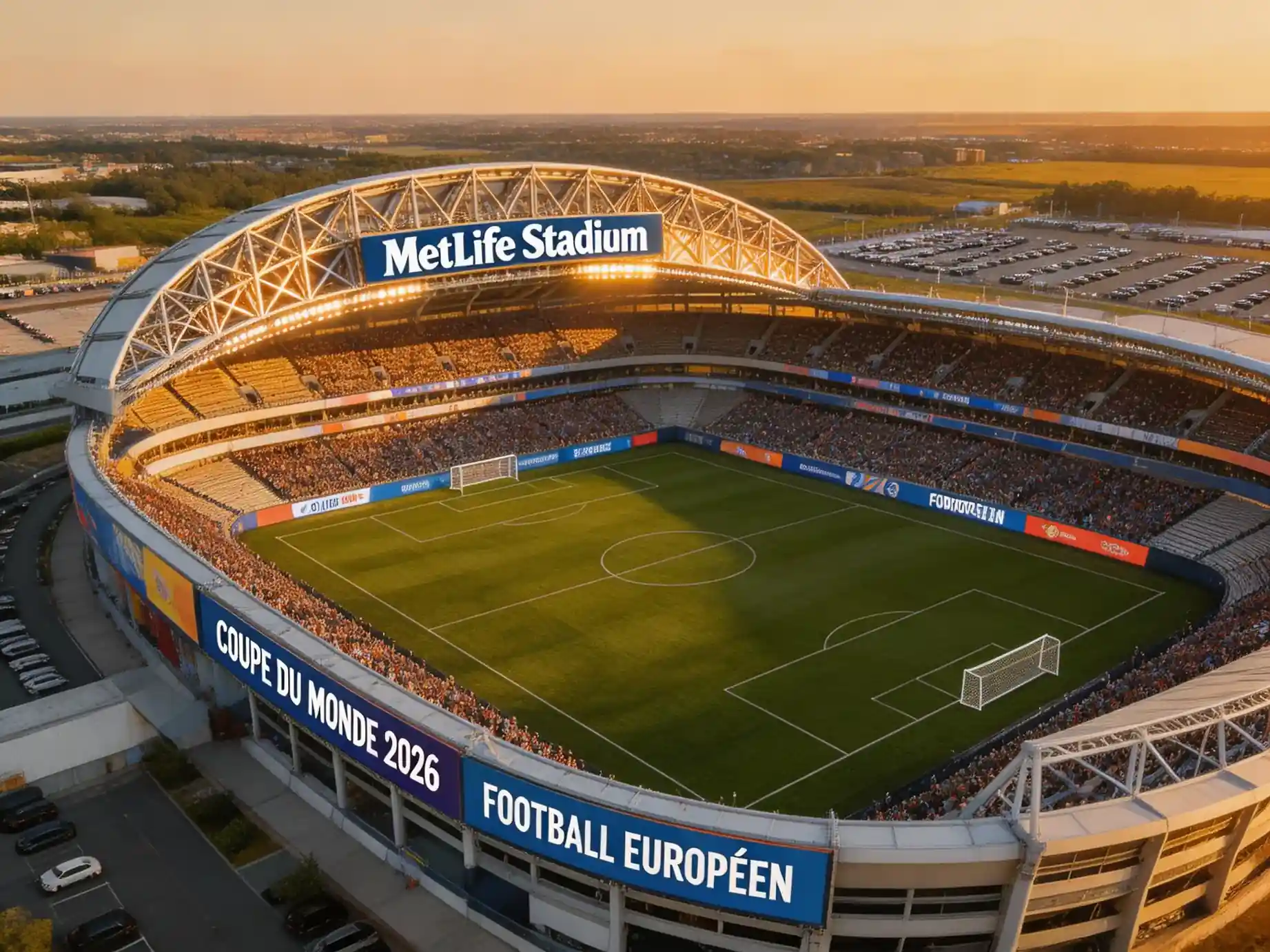 Le MetLife Stadium d'East Rutherford, lieu de la finale de la Coupe du Monde 2026