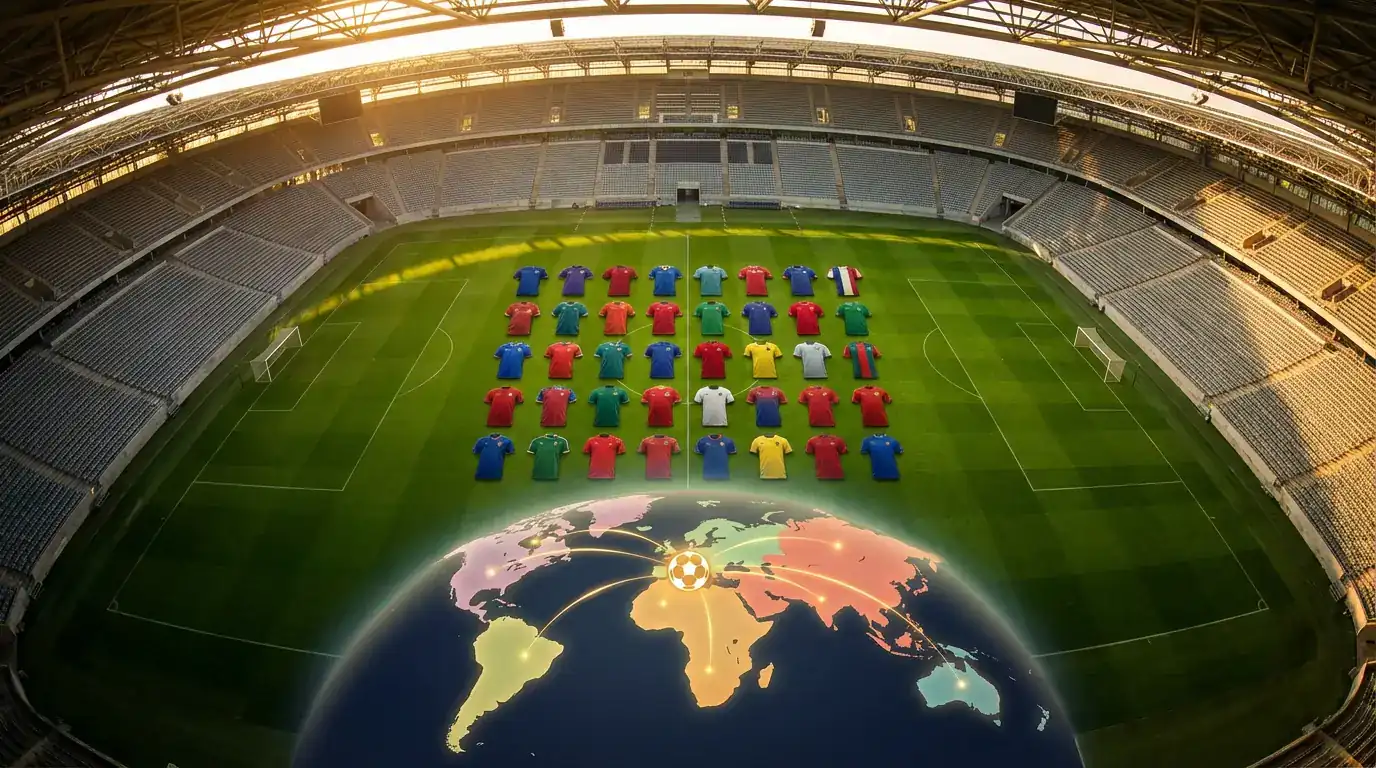 Répartition des 48 équipes de la Coupe du Monde 2026 par confédération FIFA